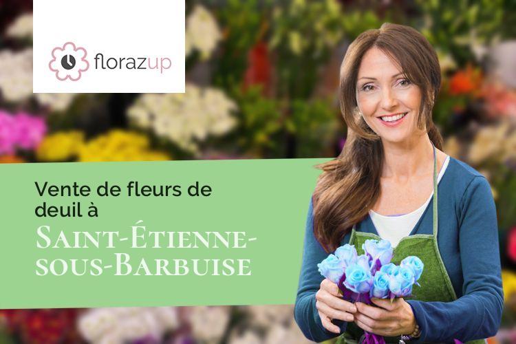 gerbes de fleurs pour un deuil à Saint-Étienne-sous-Barbuise (Aube/10700)