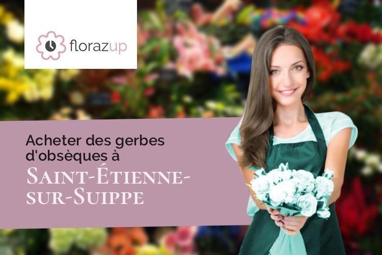 compositions florales pour une crémation à Saint-Étienne-sur-Suippe (Marne/51110)