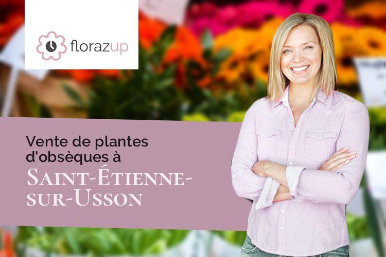 créations de fleurs pour des obsèques à Saint-Étienne-sur-Usson (Puy-de-Dôme/63580)