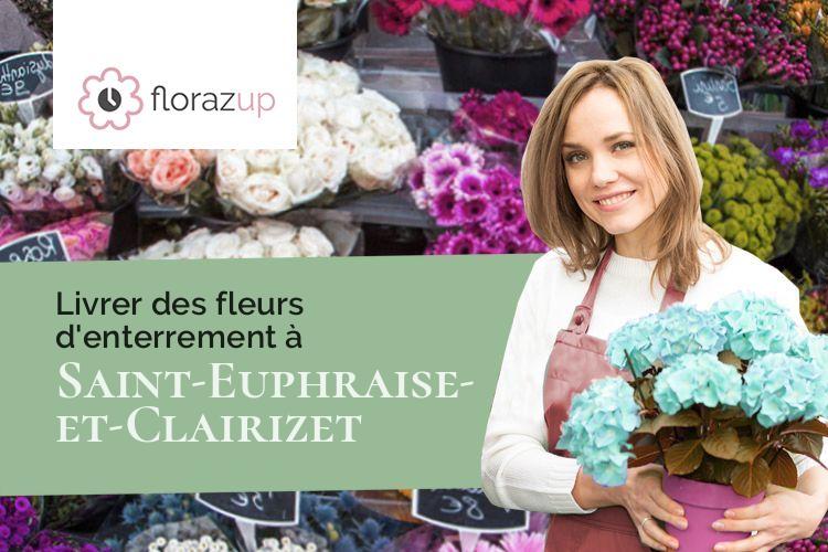 gerbes de fleurs pour des funérailles à Saint-Euphraise-et-Clairizet (Marne/51390)