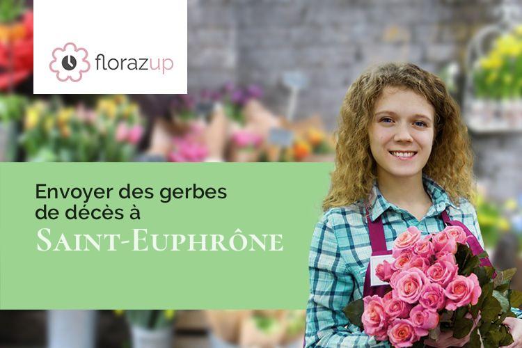 bouquets de fleurs pour un décès à Saint-Euphrône (Côte-d'Or/21140)