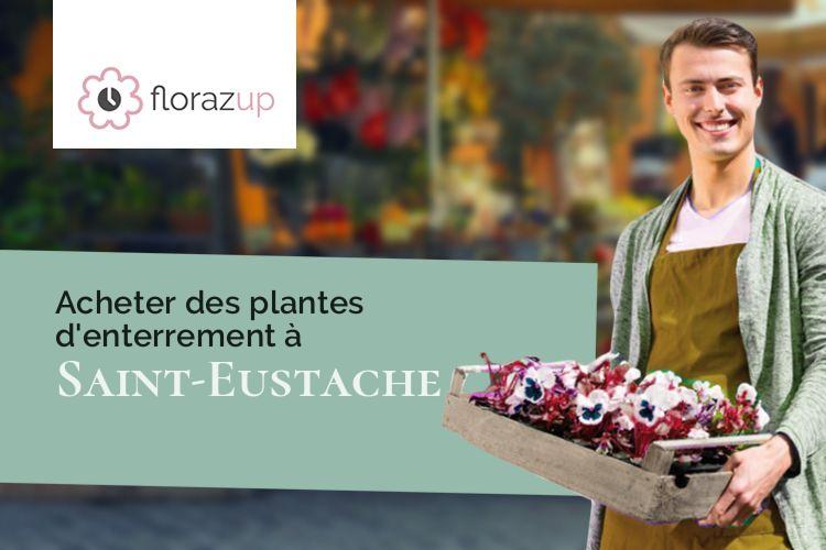couronnes de fleurs pour un deuil à Saint-Eustache (Haute-Savoie/74410)