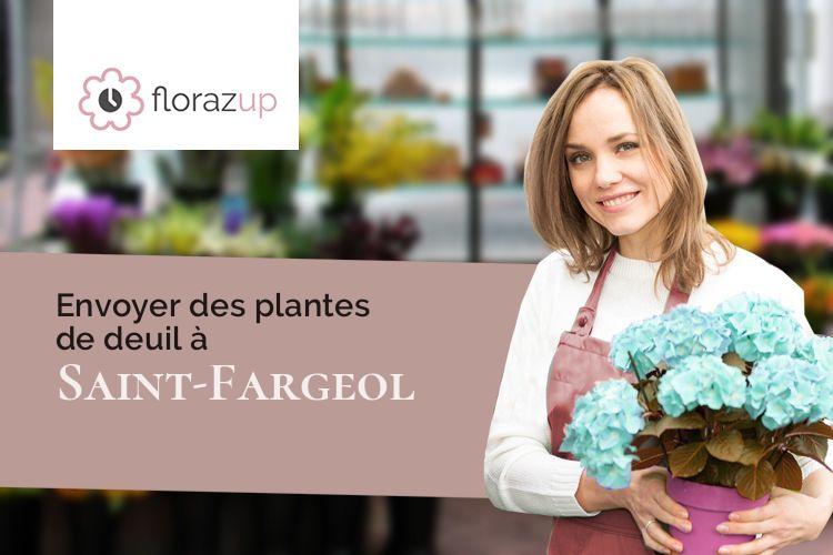 coupes de fleurs pour des obsèques à Saint-Fargeol (Allier/03420)