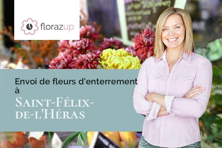 créations de fleurs pour un enterrement à Saint-Félix-de-l'Héras (Hérault/34520)