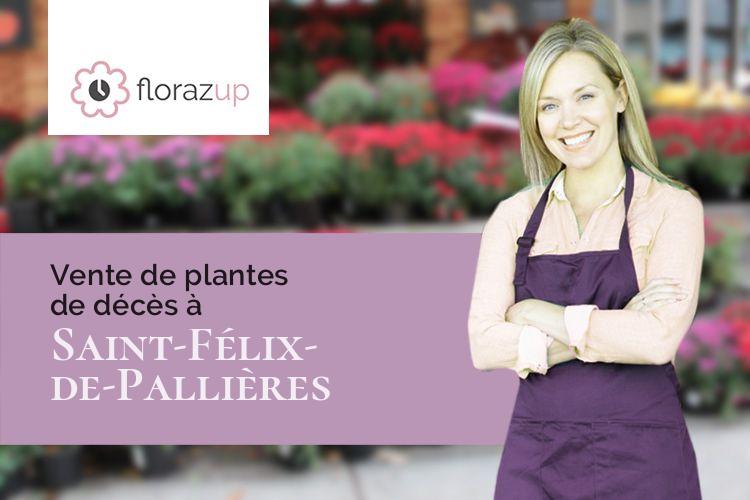 bouquets de fleurs pour des funérailles à Saint-Félix-de-Pallières (Gard/30140)