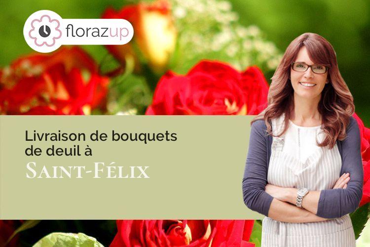 créations florales pour un enterrement à Saint-Félix (Haute-Savoie/74540)