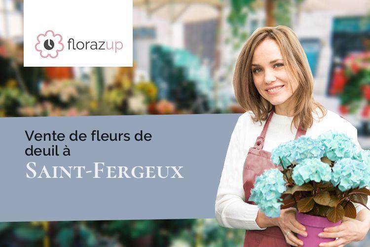 compositions de fleurs pour un deuil à Saint-Fergeux (Ardennes/08360)