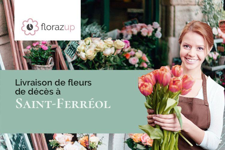 coeurs de fleurs pour des funérailles à Saint-Ferréol (Haute-Savoie/74210)