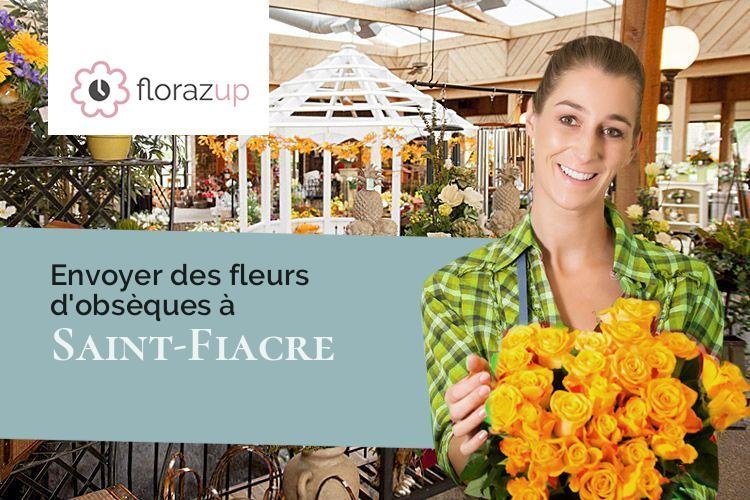 créations florales pour un enterrement à Saint-Fiacre (Seine-et-Marne/77470)
