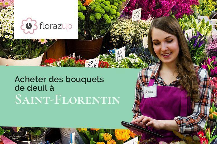 compositions florales pour des obsèques à Saint-Florentin (Indre/36150)