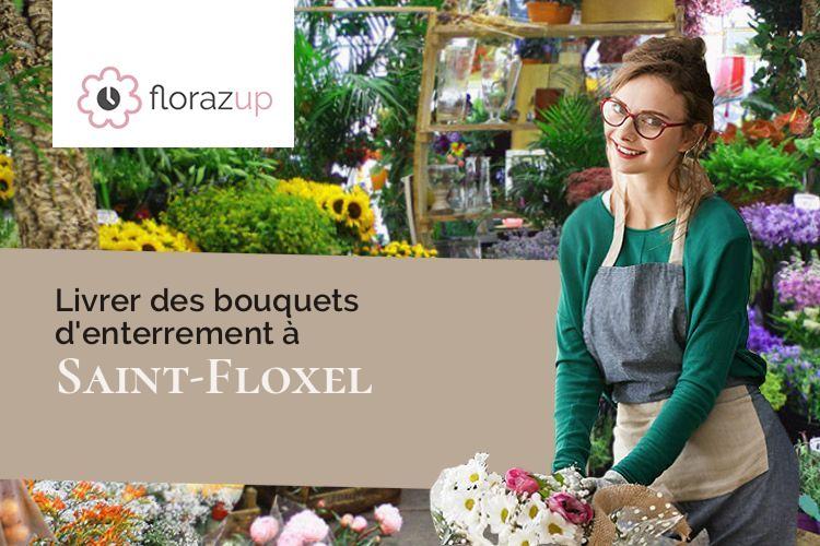 couronnes de fleurs pour une crémation à Saint-Floxel (Manche/50310)
