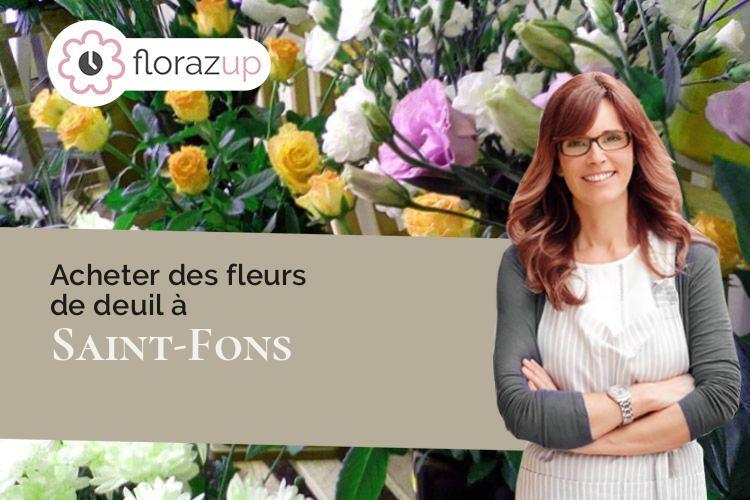 compositions florales pour une crémation à Saint-Fons (Rhône/69190)