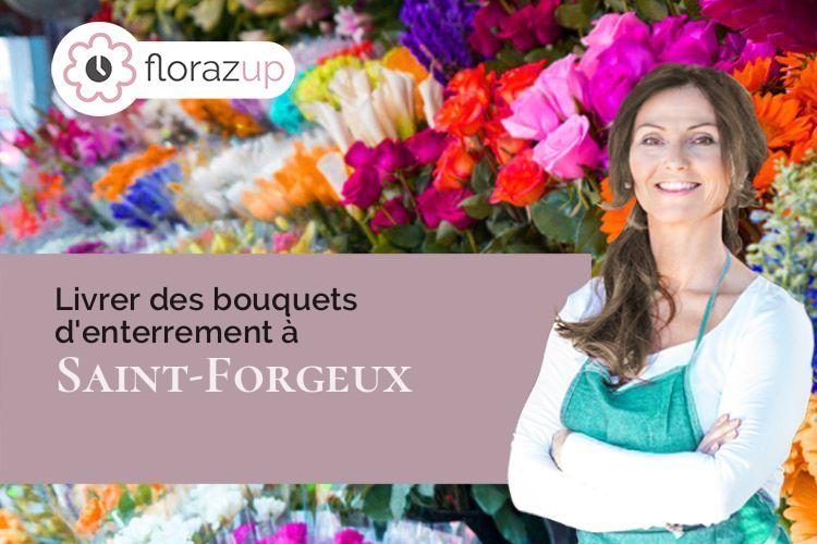 créations florales pour des funérailles à Saint-Forgeux (Rhône/69490)