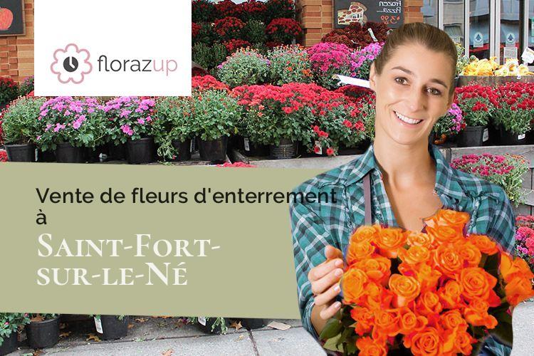 créations florales pour un décès à Saint-Fort-sur-le-Né (Charente/16130)