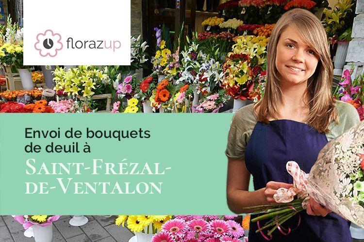 créations de fleurs pour un deuil à Saint-Frézal-de-Ventalon (Lozère/48240)