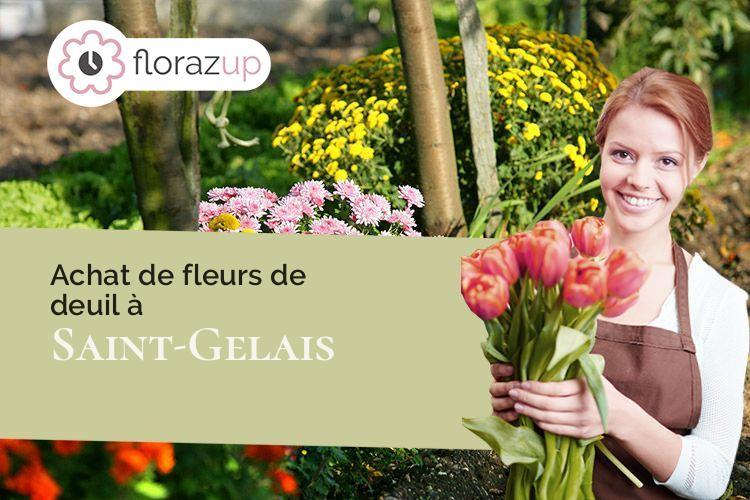 coupes de fleurs pour des obsèques à Saint-Gelais (Deux-Sèvres/79410)