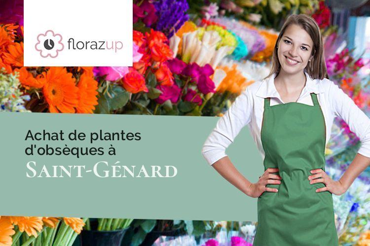 créations florales pour un enterrement à Saint-Génard (Deux-Sèvres/79500)