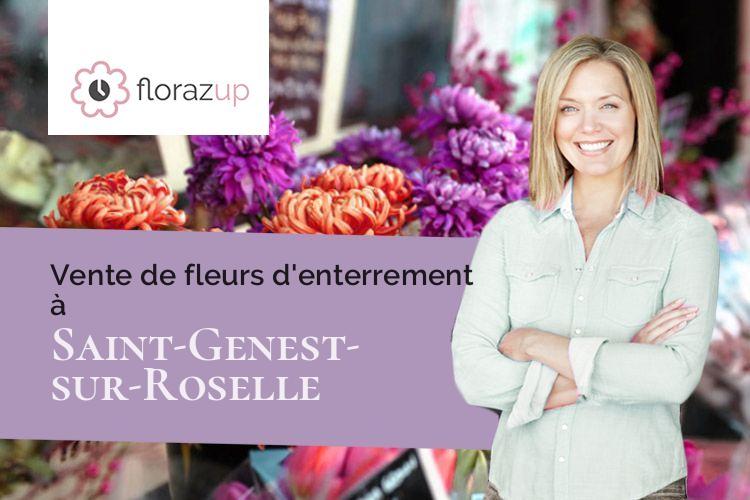 gerbes de fleurs pour une crémation à Saint-Genest-sur-Roselle (Haute-Vienne/87260)