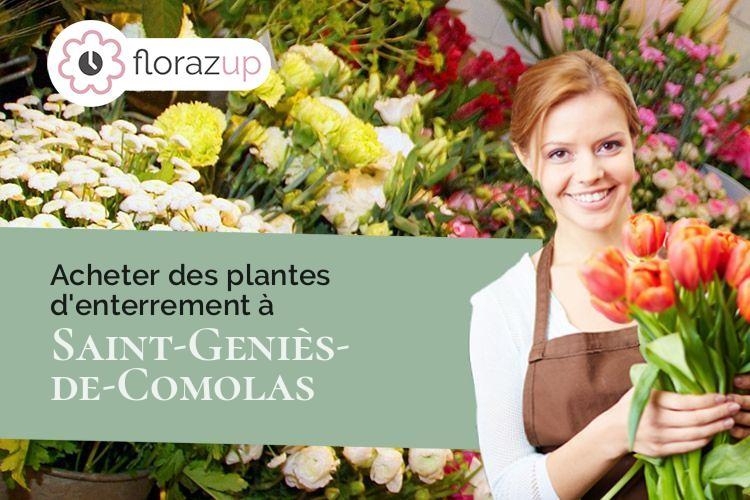 couronnes florales pour une crémation à Saint-Geniès-de-Comolas (Gard/30150)