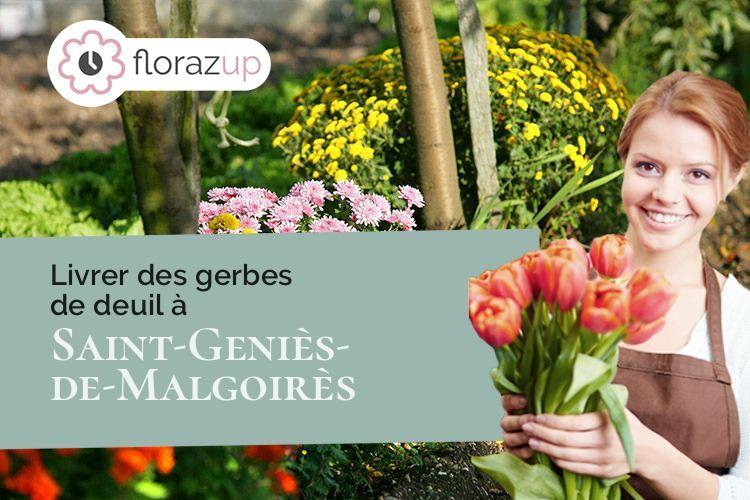 créations florales pour un décès à Saint-Geniès-de-Malgoirès (Gard/30190)