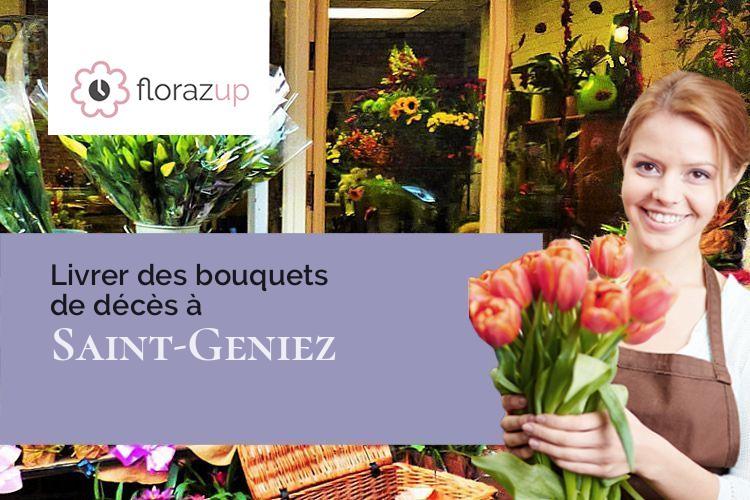 fleurs deuil pour un deuil à Saint-Geniez (Alpes-de-Haute-Provence/04200)