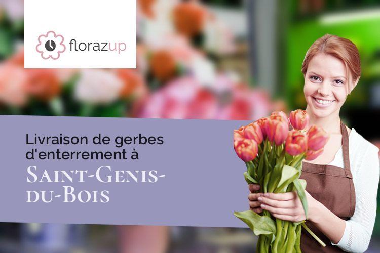 fleurs deuil pour un deuil à Saint-Genis-du-Bois (Gironde/33760)