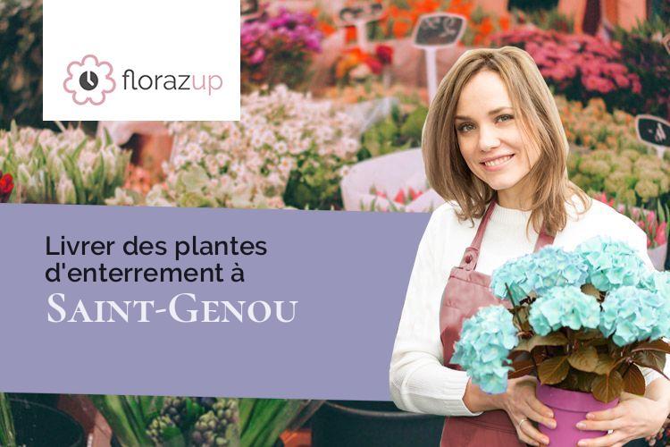 créations florales pour des obsèques à Saint-Genou (Indre/36500)