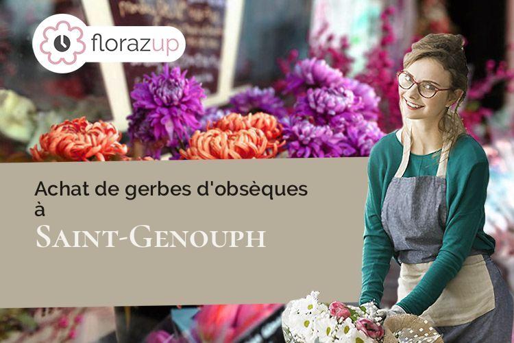 couronnes florales pour un décès à Saint-Genouph (Indre-et-Loire/37510)
