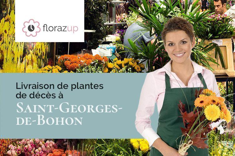 plantes pour un enterrement à Saint-Georges-de-Bohon (Manche/50500)