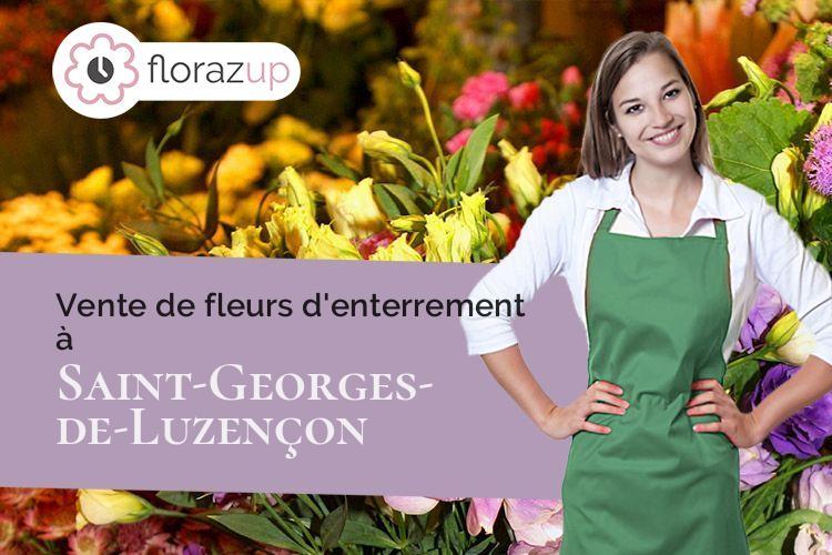 compositions de fleurs pour une crémation à Saint-Georges-de-Luzençon (Aveyron/12100)