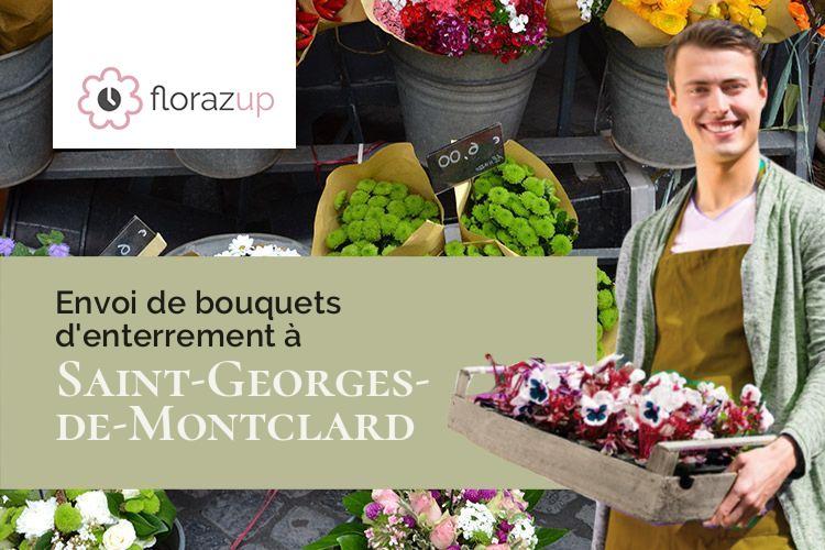 compositions florales pour des obsèques à Saint-Georges-de-Montclard (Dordogne/24140)