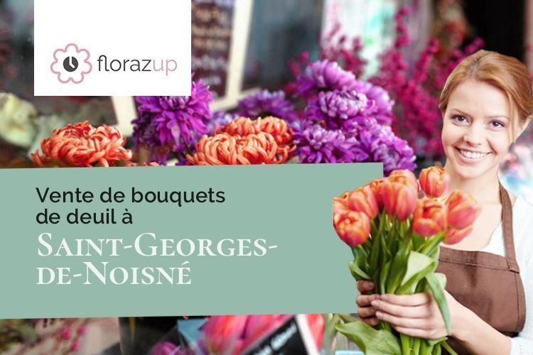 couronnes florales pour des funérailles à Saint-Georges-de-Noisné (Deux-Sèvres/79400)