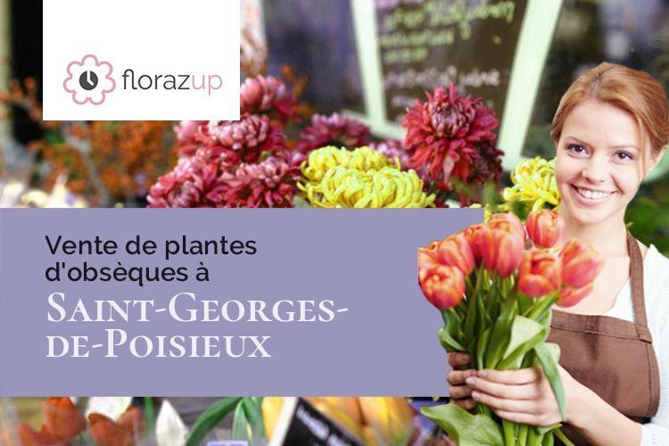 créations florales pour un décès à Saint-Georges-de-Poisieux (Cher/18200)