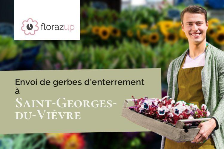 bouquets de fleurs pour des obsèques à Saint-Georges-du-Vièvre (Eure/27450)