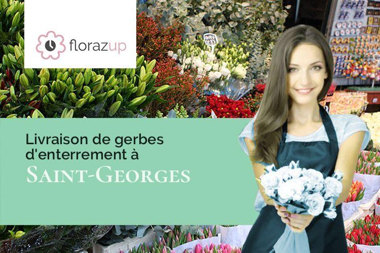 bouquets de fleurs pour un enterrement à Saint-Georges (Lot-et-Garonne/47370)