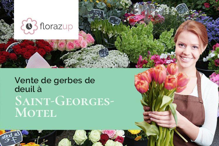 compositions florales pour un décès à Saint-Georges-Motel (Eure/27710)