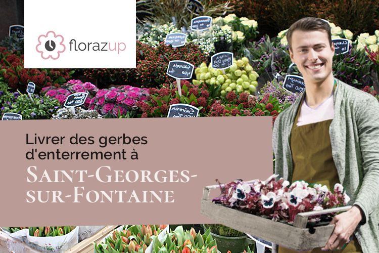 plantes pour des obsèques à Saint-Georges-sur-Fontaine (Seine-Maritime/76690)