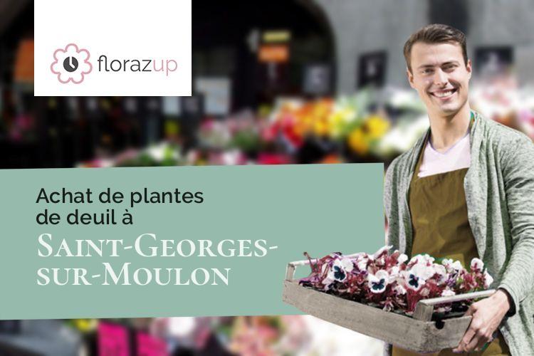 créations florales pour des funérailles à Saint-Georges-sur-Moulon (Cher/18110)