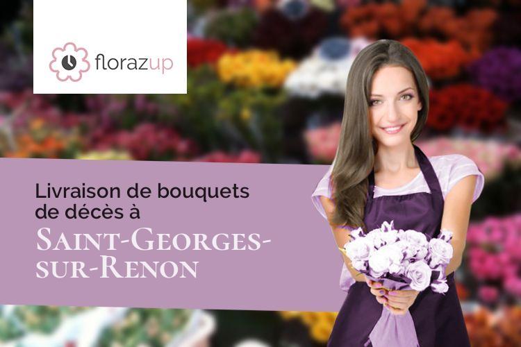 créations florales pour un deuil à Saint-Georges-sur-Renon (Ain/01400)