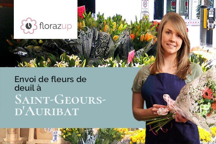 bouquets de fleurs pour un décès à Saint-Geours-d'Auribat (Landes/40380)