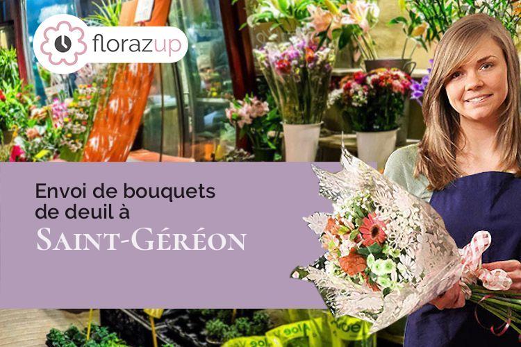 compositions de fleurs pour un deuil à Saint-Géréon (Loire-Atlantique/44150)