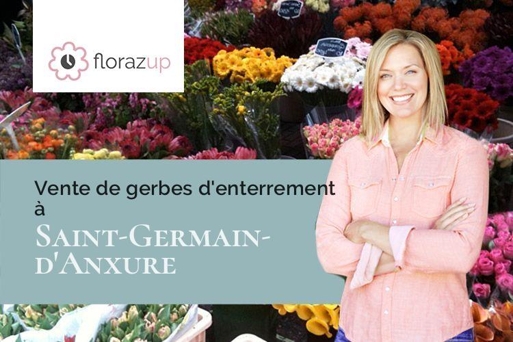 couronnes de fleurs pour un décès à Saint-Germain-d'Anxure (Mayenne/53240)