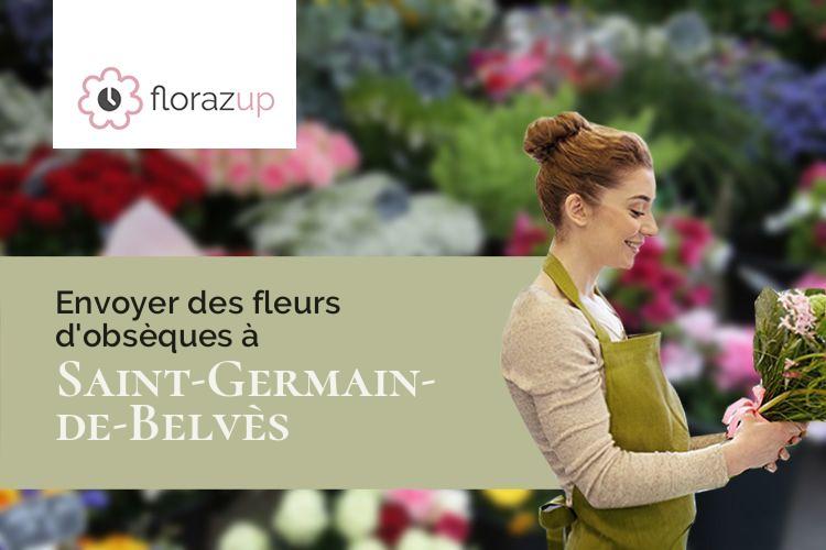 fleurs deuil pour un deuil à Saint-Germain-de-Belvès (Dordogne/24170)