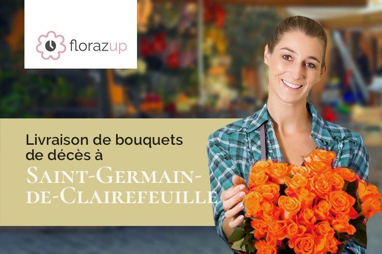 créations de fleurs pour une crémation à Saint-Germain-de-Clairefeuille (Orne/61240)