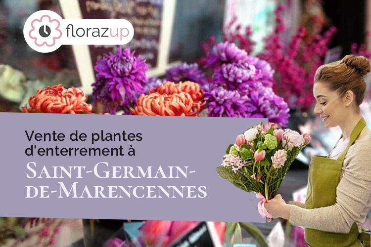 créations florales pour une crémation à Saint-Germain-de-Marencennes (Charente-Maritime/17700)
