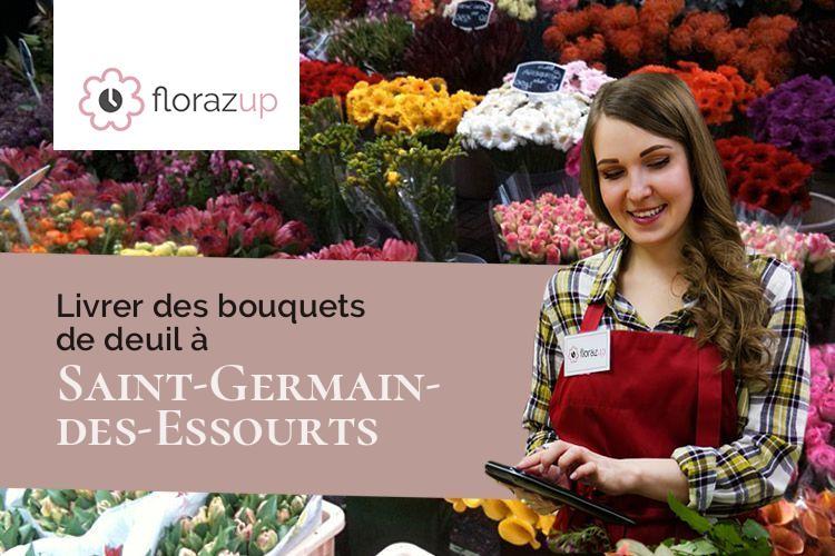 gerbes de fleurs pour un décès à Saint-Germain-des-Essourts (Seine-Maritime/76750)