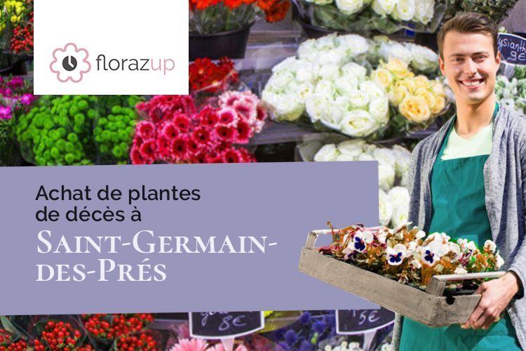 créations florales pour une crémation à Saint-Germain-des-Prés (Dordogne/24160)