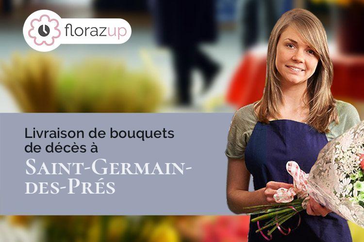 coeur de fleurs pour une crémation à Saint-Germain-des-Prés (Maine-et-Loire/49170)