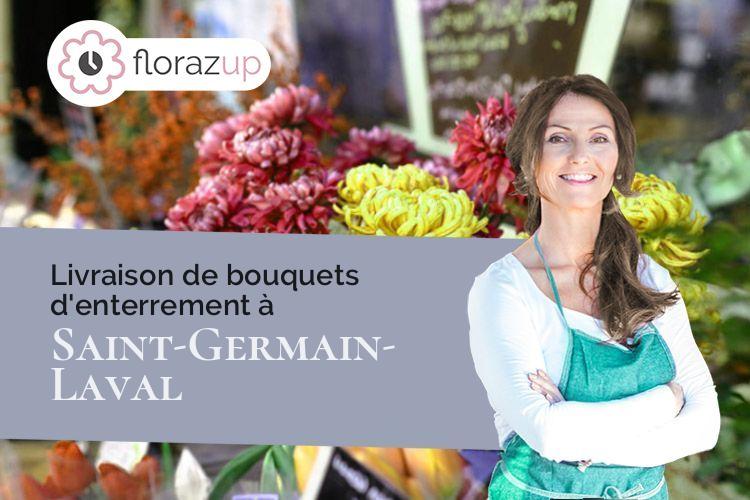 créations de fleurs pour des obsèques à Saint-Germain-Laval (Loire/42260)