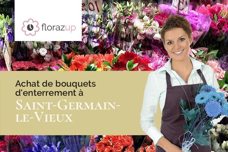 bouquets de fleurs pour une crémation à Saint-Germain-le-Vieux (Orne/61390)